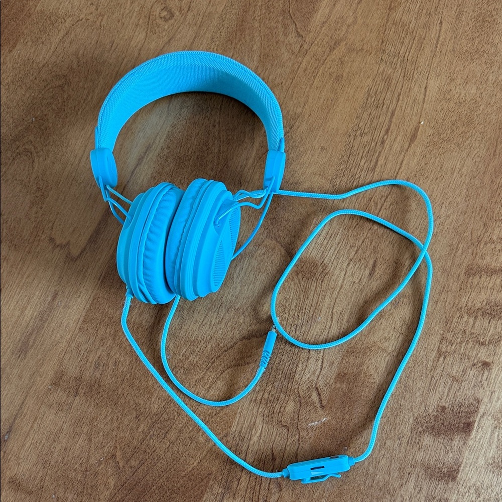 Kids Blue Wired Headphones